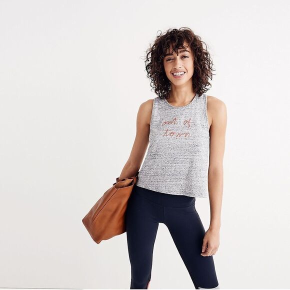 Madewell “Out of Town” Racerback Top - Picture 2 of 9